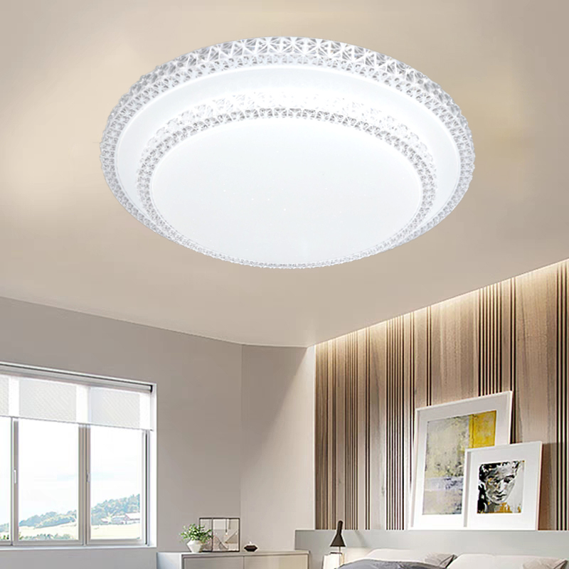 Luxury White Hight-end Ceiling Lamp for Modern Hotel Lobby Surface Mounted LED Ceiling Light for Bedroom & Living Room