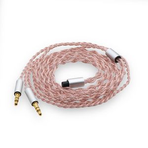 Câble Audio 3 en 1 double 3.5mm en polyuréthane tressé plaqué or pour Hifiman Beyerdynamic Sony Denon Moondrop - Product Image 1