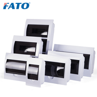 Boîtier de distribution électrique en plastique FATO ABS encastré MCB couvercle transparent boîtier d'instruments électroniques