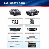 Pare-choc arrière pour Isuzu D-max 2012-2015 Kit de carrosserie Accessoires de pare-chocs Pièces tout-terrain Sport 4X4 Pick up