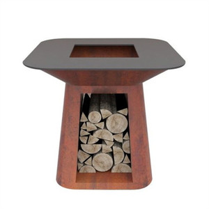 Kit de rôtissoire <span class=keywords><strong>pour</strong></span> barbecue en acier Corten avec <span class=keywords><strong>moteur</strong></span> sans fil, brasero extérieur et système de rôtissage sur braiseur - Product Image 6