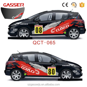 Autocollant en vinyle décoratif imperméable UV OEM, adhésif amovible, lamination mate pour les fenêtres de voiture, les pare-chocs, décoration de voiture personnalisée - Product Image 5