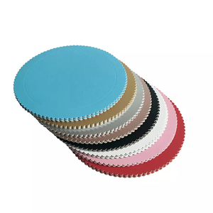 Planches à gâteaux personnalisées de haute qualité rondes imprimées gâteau papier plateau en <span class=keywords><strong>carton</strong></span> gâteau planches à papier assiette pour boulangerie - Product Image 5