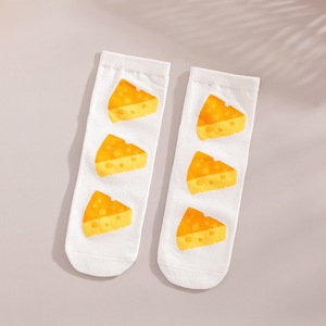 ถุงเท้าคู่รักอินเทรนด์ ลายเค้กน่ารัก ผ้าฝ้าย ความยาวครึ่งน่อง สไตล์ฮิปฮอป สเก็ตบอร์ด สตรีทแดนซ์ - Product Image 5