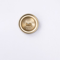 Boutons à tige ronde en alliage de zinc Bouton doré de luxe pour vêtements