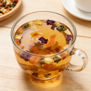 Té de Frutas <span class=keywords><strong>con</strong></span> Sabor a Pomelo y Naranja Dulce, Mezcla de Té Seco Saborizado, Venta al por Mayor de Fábrica, Proveedor de Té - Product Image 6