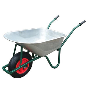 <span class=keywords><strong>Brouette</strong></span> en métal galvanisé à usage intensif Schubkarre DIY Metal Wheelbarrow Pour <span class=keywords><strong>prix</strong></span> Galvanised Tub Garden Barrow Transport Trolley Pushcart - Product Image 2