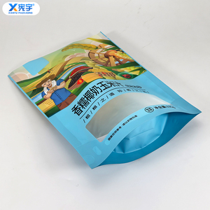 Bolsa <span class=keywords><strong>de</strong></span> Embalaje <span class=keywords><strong>de</strong></span> Papel <span class=keywords><strong>de</strong></span> Aluminio y Plástico para Alimentos, con Impresión Personalizada, Tipo Stand-up, para Frutas, Verduras, Polvos y Frutos Secos - Product Image 3