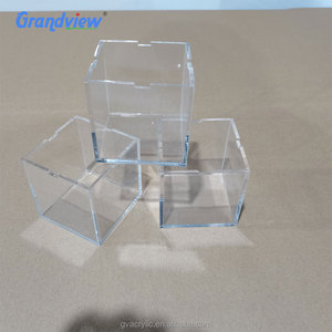 Grandview rõ ràng Acrylic Hộp Quà Tặng <span class=keywords><strong>plexiglass</strong></span> tấm Acrylic cắt với nắp - Product Image 1