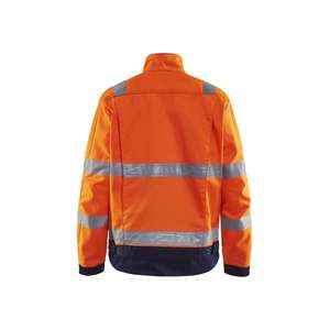BLAKLADER - 4023180453896XL <b>Hi</b>-<b>Vis</b> <b>jacket</b> <b>Orange</b>/Navy blue - EAN 7330509889862 <b>HI</b>-<b>VIS</b> WORKWEAR - Product Image 2
