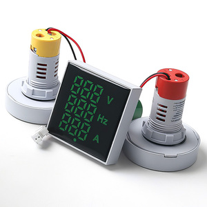 LED <strong>Voltmeter</strong> Hertz Meter Digital Indicator Lamp AD112-50 Panel Meters Small Instrument Displaying Three Values Large Area Meter - Product Image 4