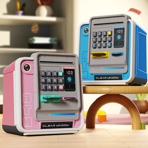 Caja Fuerte Inteligente con Simulación de Cajero Automático, con Reconocimiento Facial y Contraseña, Juguete Bancario para Niños - Product Image 2