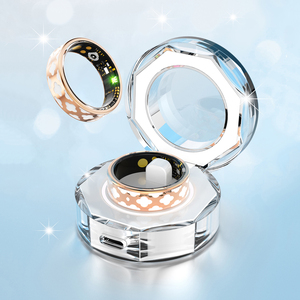 Anel Inteligente TR10M com Esmalte Colorido: Presente Fashion com <span class=keywords><strong>Monitor</strong></span> de Frequência Cardíaca, Oxigênio no Sangue e Pressão Arterial, Dispositivo Vestível com Controle por Aplicativo Esportivo - Product Image 2