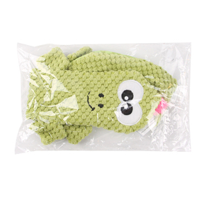 Giocattolo scricchiolante per cani in peluche morbido da masticare senza ripieno a forma di lucertola - Product Image 4