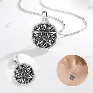 चेंडा विच स्टार डबल सांप चोकर हार पेंटग्रामटन स्टार पेंटग्राम हार गोथिक ठीक गहने - Product Image 6