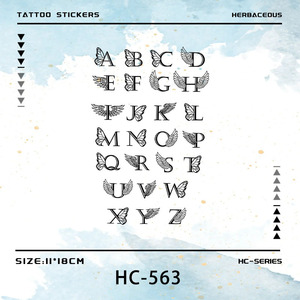 Pegatina de Tatuaje Herbal con Iniciales XM&XP, Impresa por Transferencia de Agua, Impermeable, Forma Geométrica, Lujosa, <span class=keywords><strong>para</strong></span> Hombres y Mujeres, de Larga Duración - Product Image 4