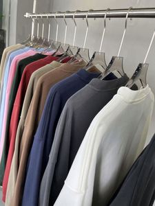 H5480 Fournisseur de vêtements de Guangzhou – Sweat-shirts unisexes à col rond en mélange de coton épais 430 g/m² - Product Image 3