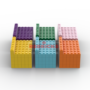 BEBRICKS Série de pièces de construction 3010 Briques 1x4 Briques de construction MOC Ensemble de pièces de base pour enfants <span class=keywords><strong>Cadeau</strong></span> de jeu créatif - Product Image 6