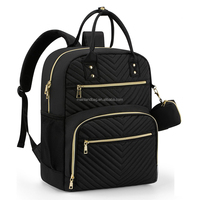 Sac à dos à langer personnalisé avec 3 poches isothermes en aluminium pour biberons, idéal pour les essentiels de bébé en voyage et en promenade