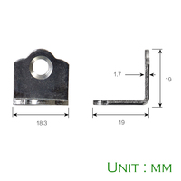 Support d'angle en métal à 90 degrés en forme de L Support d'étagère d'armoire et raccords de meubles renforcés aux normes Support d'angle pour bois