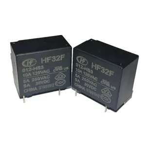 原始宏发继电器JZC-32F HF32F 012-HS3继电器5A 10A 12V SPST