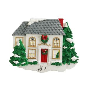 Resina Memoriale <span class=keywords><strong>Casa</strong></span> In Miniatura a forma di 2020 Di Natale Ornamenti - Product Image 4