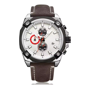 Relojes de Pulsera de Cuarzo con Correa de Cuero para Hombre, Relojes Deportivos Casuales para Estudiantes y Jóvenes, Relojes Mecánicos de Lujo a la Moda, Resistentes al Agua - Product Image 3