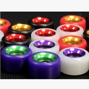 Roues de fingerboard professionnelles en gros avec roulements, en POM, pièces de skateboard durables - Product Image 1