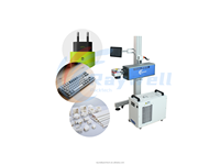 Nouvelle machine de marquage de date à code UV laser volant en ligne 5W 10W 15W 355nm facile à utiliser pour la ligne d'assemblage et les bouteilles cosmétiques
