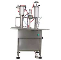 Machine de remplissage semi-automatique multi-liquides de type valve pour aérosols, machine de nettoyage de liquides en aérosol