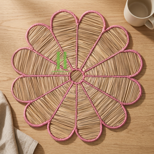 Set de table en corde de papier écologique, tailles personnalisables, variété de couleurs, pour la décoration de table et la décoration intérieure, fabriqué au Vietnam - Product Image 1