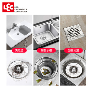 Filtro de Drenaje LEC de 56 mm, Trampa de Pelo de Plástico para Fregadero, Desagüe de Piso, Diámetro Interior de 30-45 mm - Product Image 5