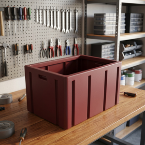 Customized Stackable Plastic <b>Crate</b> Leakproof <b>Storage</b> Bin Durable Turnover Box for Logistics and Supermarket - Product Image 3