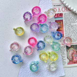 Perles <span class=keywords><strong>de</strong></span> lettres transparentes en gros, grandes perles acryliques, accessoires <span class=keywords><strong>de</strong></span> sac DIY, chaîne <span class=keywords><strong>de</strong></span> téléphone faite à la main, matériel créatif pour cadeaux, perles <span class=keywords><strong>de</strong></span> lettres - Product Image 5