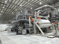 Machine à papier toilette haute vitesse pour papeterie, machine à rouleaux géants, machines industrielles pour papier toilette