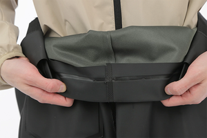 Pantalon de pataugeoire imperméable pour hommes avec semelle extérieure en caoutchouc durable Waders de pêche pour la chasse et le travail en plein air - Product Image 4