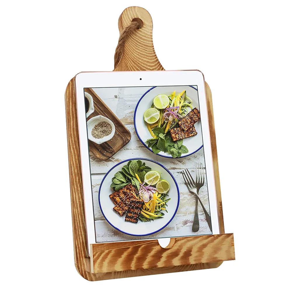 Celebrity kitchen recipe book stand wholesale tablet holder cook book holder.