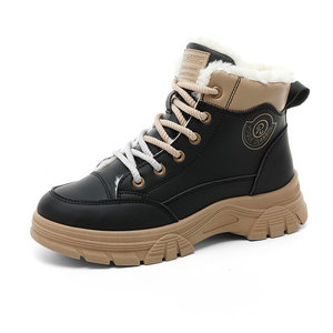 รองเท้าบูทฤดูหนาวพื้นหนา KT2818 สำหรับผู้หญิง กันลื่น มีไฟ ระบายอากาศได้ดี พร้อมพื้นรองเท้า PU ราคาถูกและทันสมัย - Product Image 4