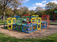 Lot de 20 blocs de construction modulaires pour labyrinthe d'escalade pour enfants, idéal pour les aires de jeux de maternelle