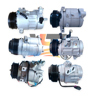 Compressore AC 12V <span class=keywords><strong>Serie</strong></span> ALL per Aria Condizionata Auto, Compatibile con Hyundai Santa /Toyota Chevrolet Aveo, Compressore 24V AC - Product Image 1