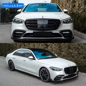 Kit Carrozzeria in Fibra di Carbonio B per <span class=keywords><strong>Mercedes</strong></span>-<span class=keywords><strong>Benz</strong></span> <span class=keywords><strong>Classe</strong></span> <span class=keywords><strong>S</strong></span> S450 S63 W223 2021-2022 - Upgrade Labbro Anteriore/Typhoon Anteriore/Diffusore Posteriore/Spoiler - Product Image 2