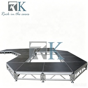 เวทีอลูมิเนียมคุณภาพสูงแบบพกพา สีดำ สำหรับงานกลางแจ้ง - Product Image 6