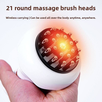 Appareil de massage par ventouses intelligent avec fonction de raclage et de chauffage, soulagement rapide de la douleur en 1 clic, charge rapide de type C, relaxation musculaire, spa à domicile
