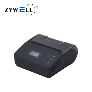 เครื่องพิมพ์ใบเสร็จความร้อนขนาดเล็กแบบพกพา 80 มม. พร้อมหน้าจอ ZYWELL ZM01 เครื่องพิมพ์ POS มือถือ