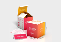 Boîte en carton personnalisée pour produits de soin de la peau, emballage de petite taille, cosmétiques, huiles pour le corps et les cheveux