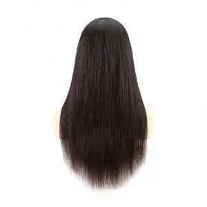 Perruque Lace front Wig crépus lisse naturelle, cheveux 100 humains, à reflets, 4x4, couleur or 27 5x5, haut Afro en malaisie, Closure Top T4 * 1,