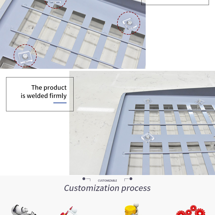 Hot Sale Acrylic Tile Table Top Metal Countertop Quartz Granite Ceramic Factory Stone Desk Rack Display Stand