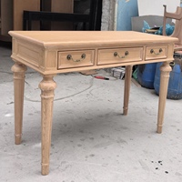 Console en bois massif de style provincial français, fabriquée à la main, meubles en bois massif pour la chambre à coucher et le salon