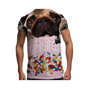 เสื้อยืดพิมพ์ลาย3D ลำลองสำหรับผู้ชายขนาดพิเศษแห้งเร็วระบายอากาศได้ดีเสื้อเจอร์ซีย์ออกแบบได้ตามต้องการ100% โพลีเอสเตอร์ - Product Image 1