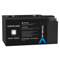 Stok EU berkemah baterai Lithium 12V 460Ah 100AH 200AH 300AH 460AH 560AH Lifepo4 baterai penyimpanan energi surya untuk motorhome